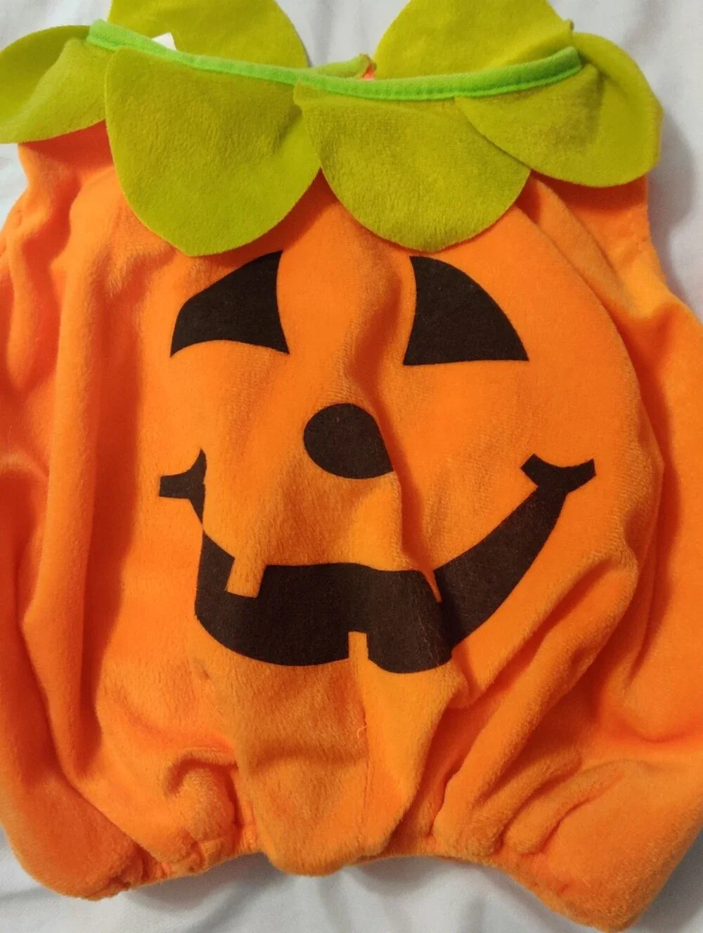 12-18 Month Pumpkin Costume Halloween Orange With Hat Cosplay Infant Toddler